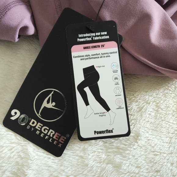 90 Degree🌡️By Reflex Ankle Length Leggings Sz M - Picture 9 of 10